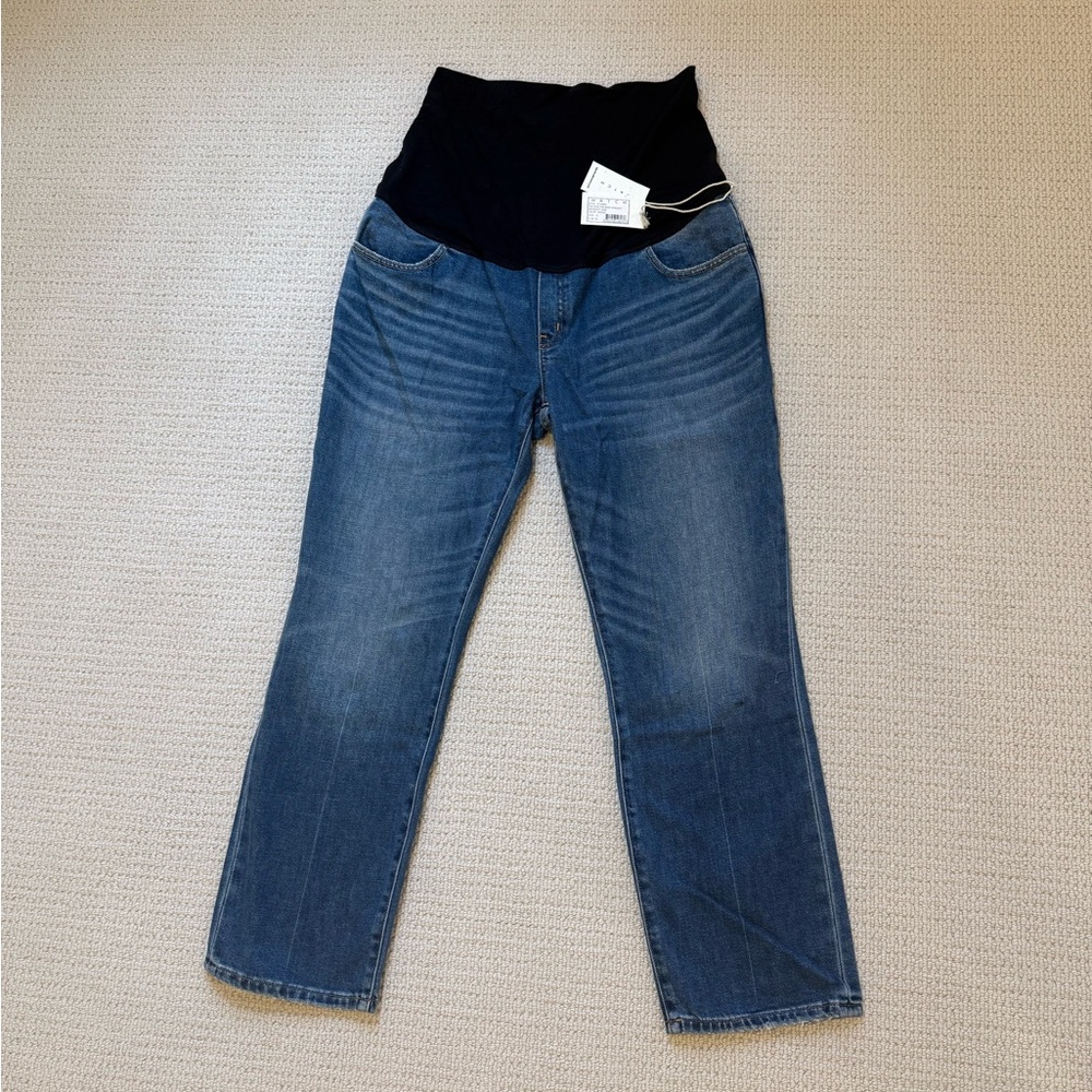 Hatch The Over The Bump Straight Maternity Jean
